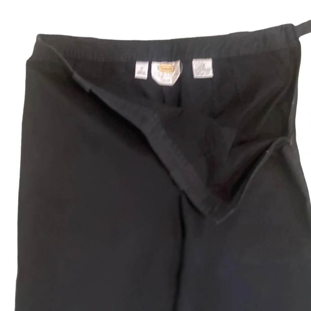 Talbots stretch cotton cropped Capri cuffed pants side zipper size 12p - Picture 6 of 6